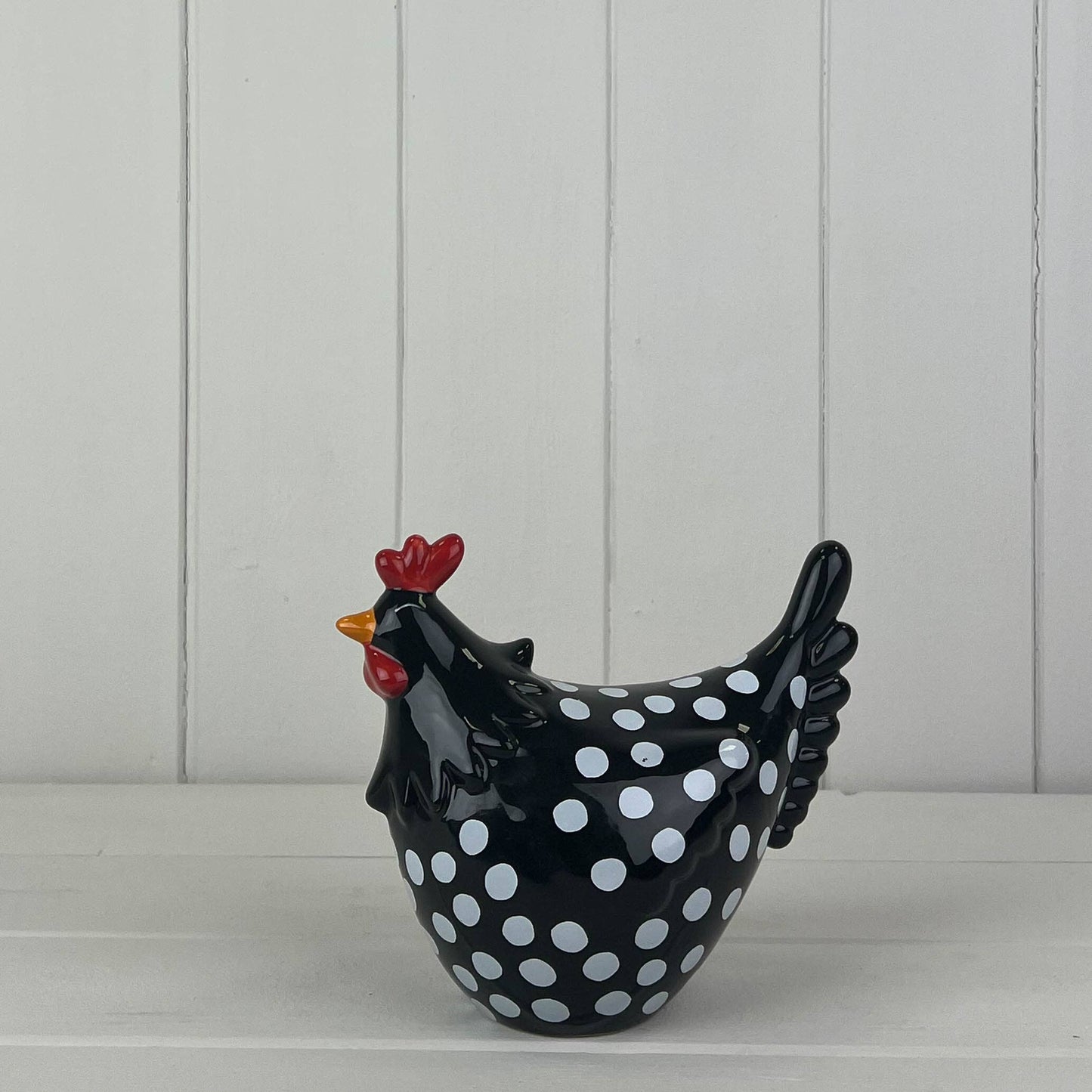 Black Speckled Chicken TD15.6cm xc9.2cm H13.3cm
