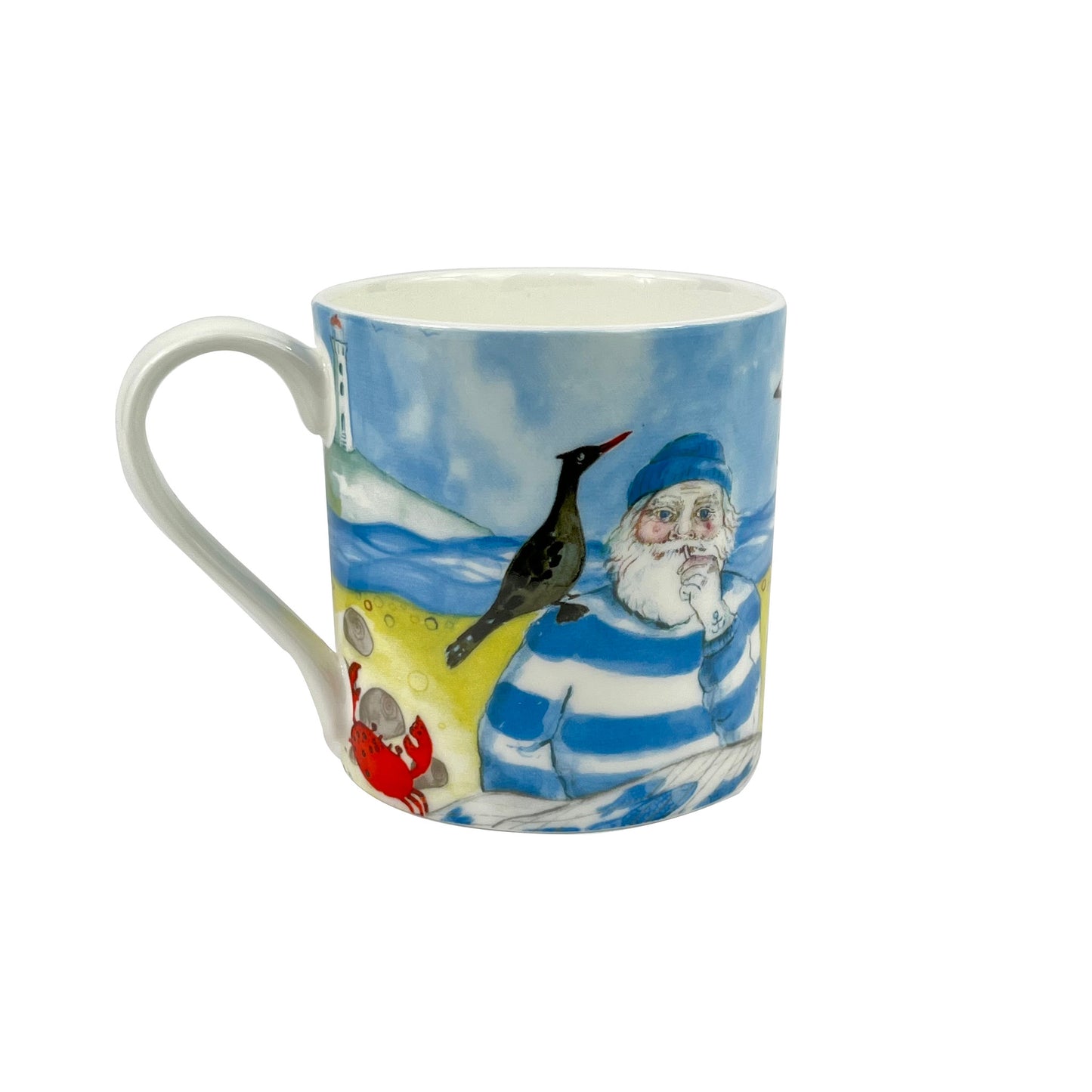 Seafarer Illustrated 375ml Bone China Mug with Gift Box