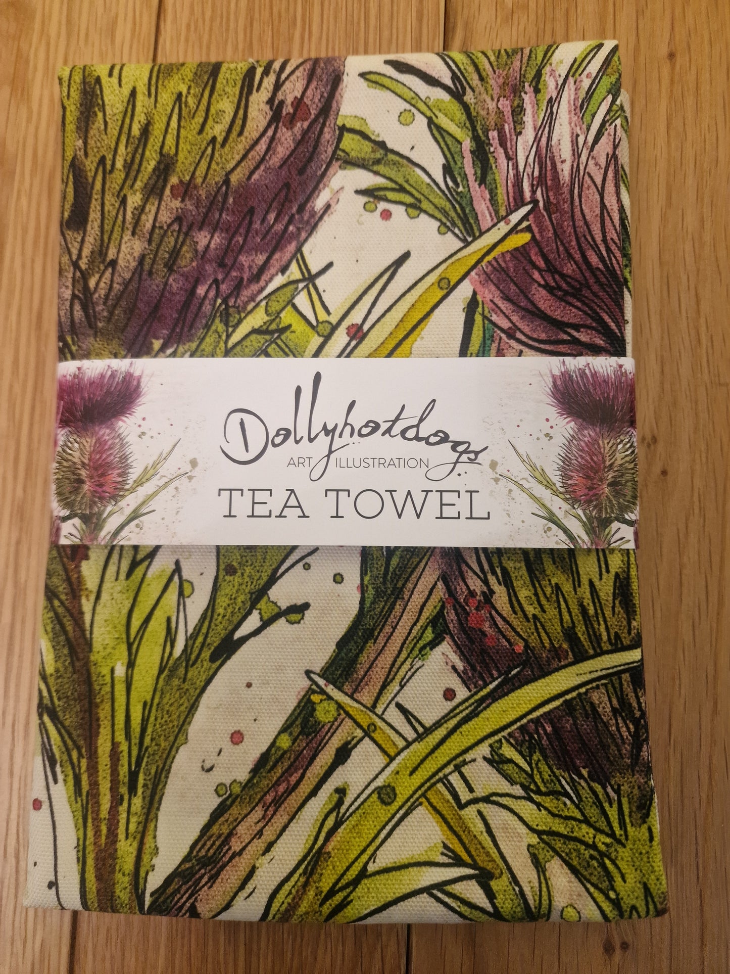 Thistle Tea Towel