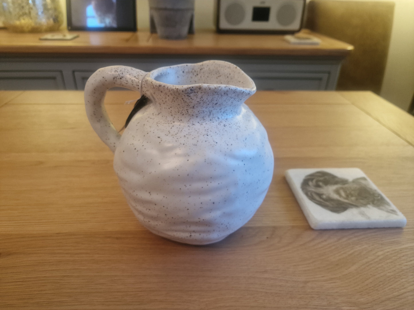 Beba Ceramic Jug | Natural Tone | 18.5cm