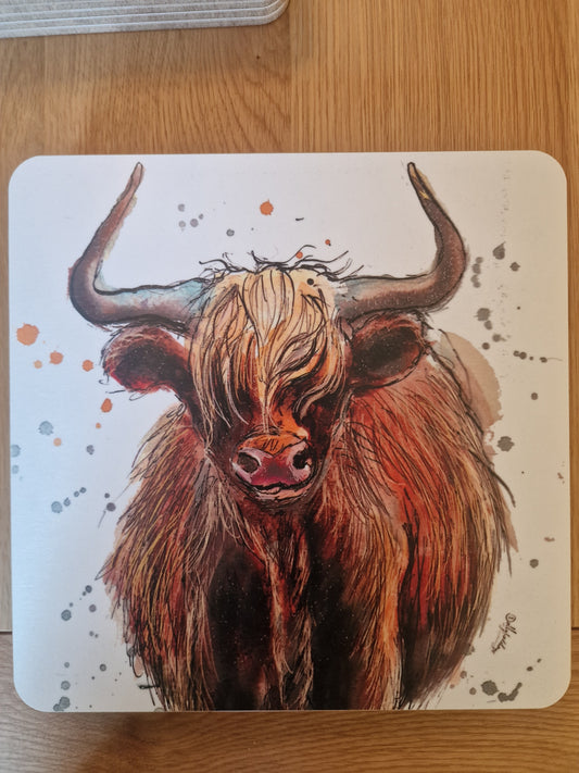 Cow Placemats (Sold in Pairs)-handmade in the UK- Very High quality