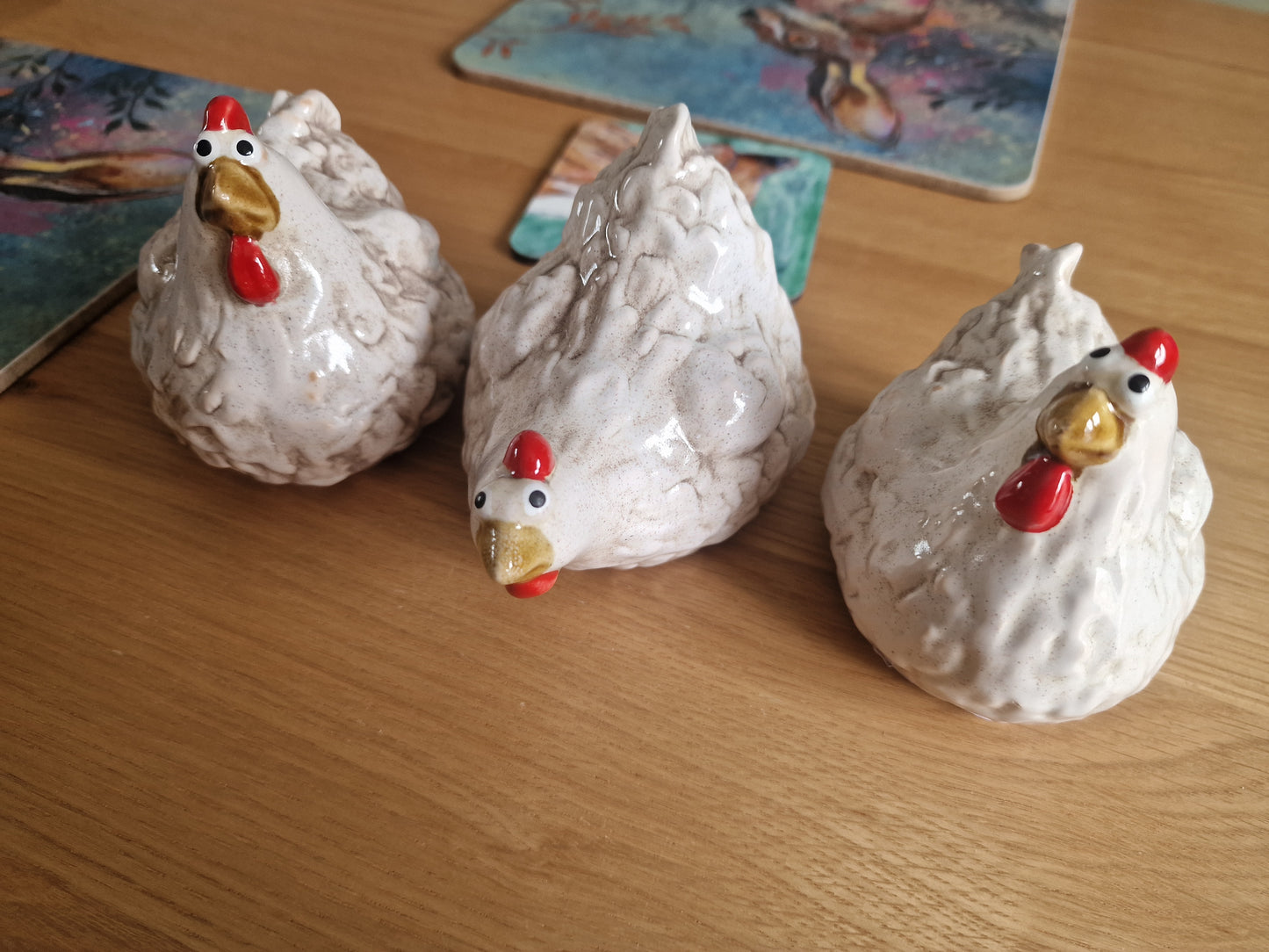 Larger Rustic Chicken Deco 9.6cm
