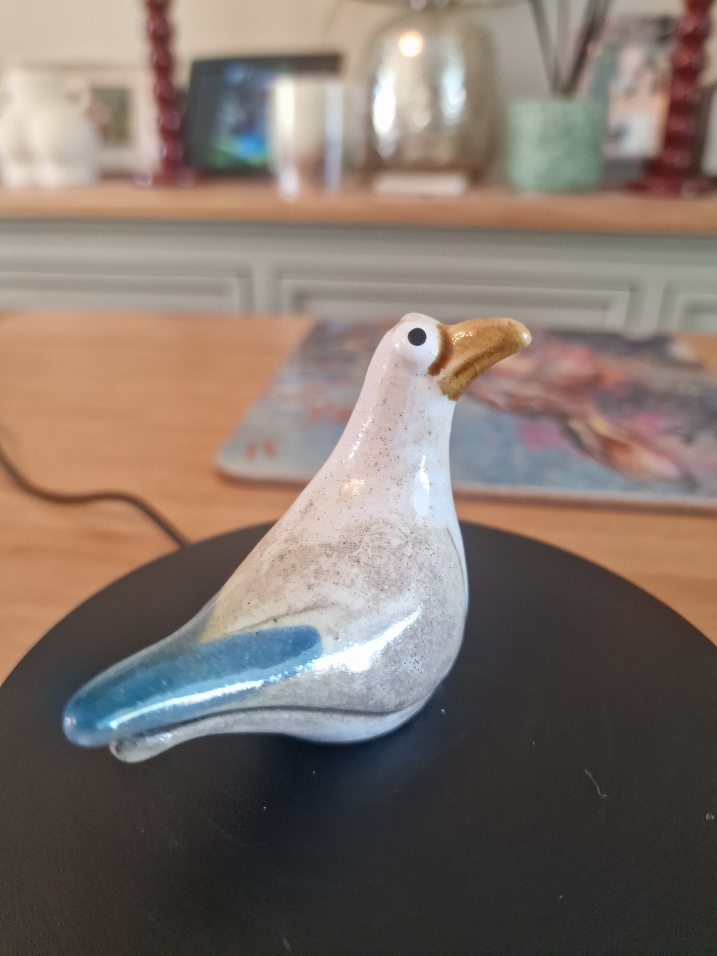 Rustic Seagull Ornament, 7.5cm
