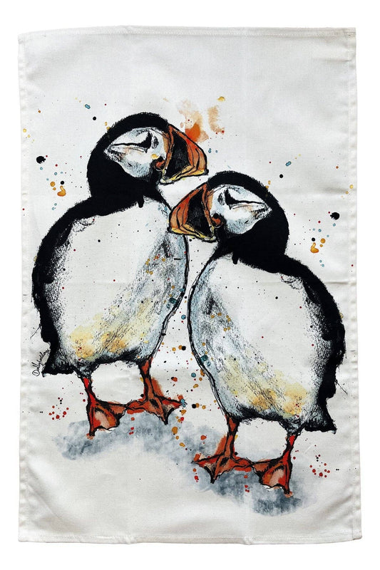 Puffin Tea Towel