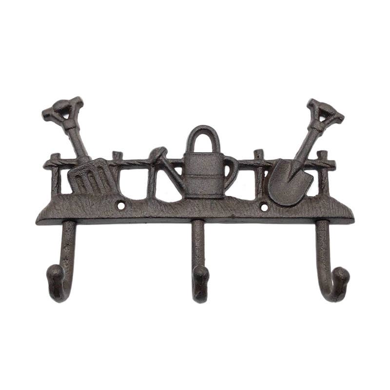 Cast Iron Garden Novelty Coat Hooks