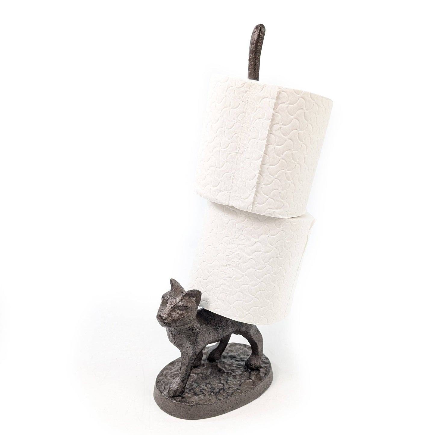 Cast Iron Kitchen/Bathroom Paper Holder - Cat
