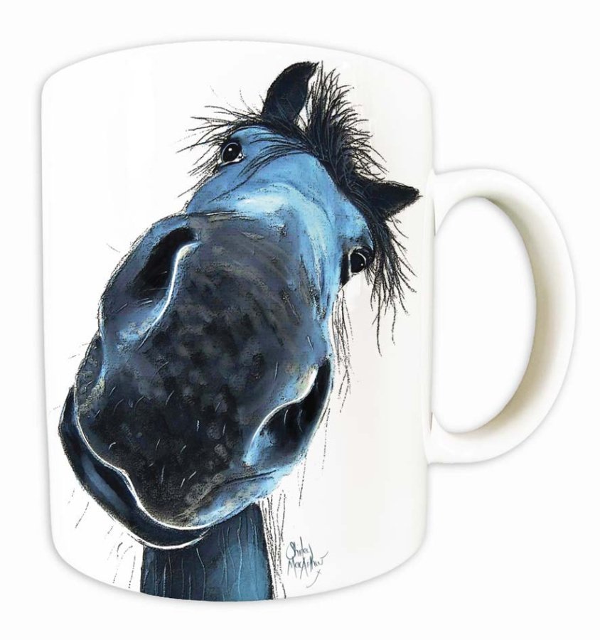 Burt Characterful Horse Art Mug