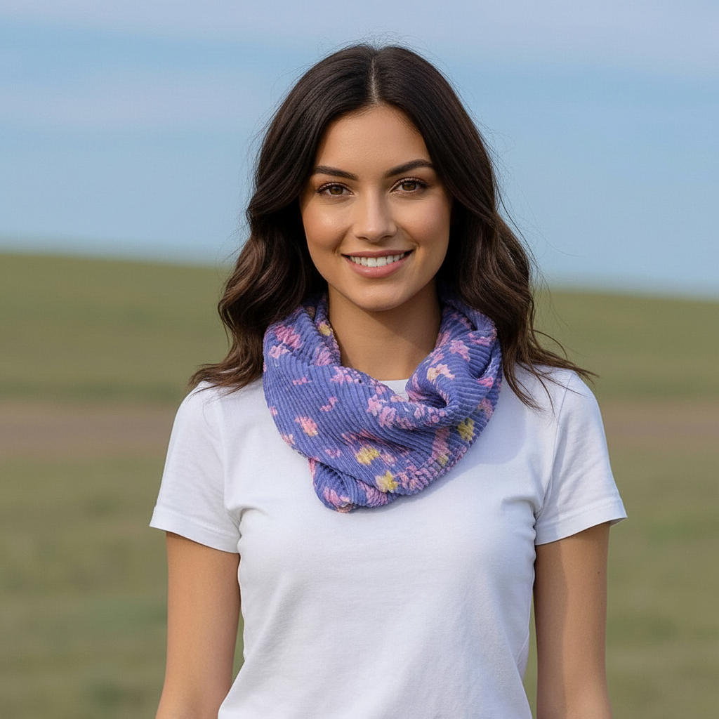 Sweet Pea Snood Model 3