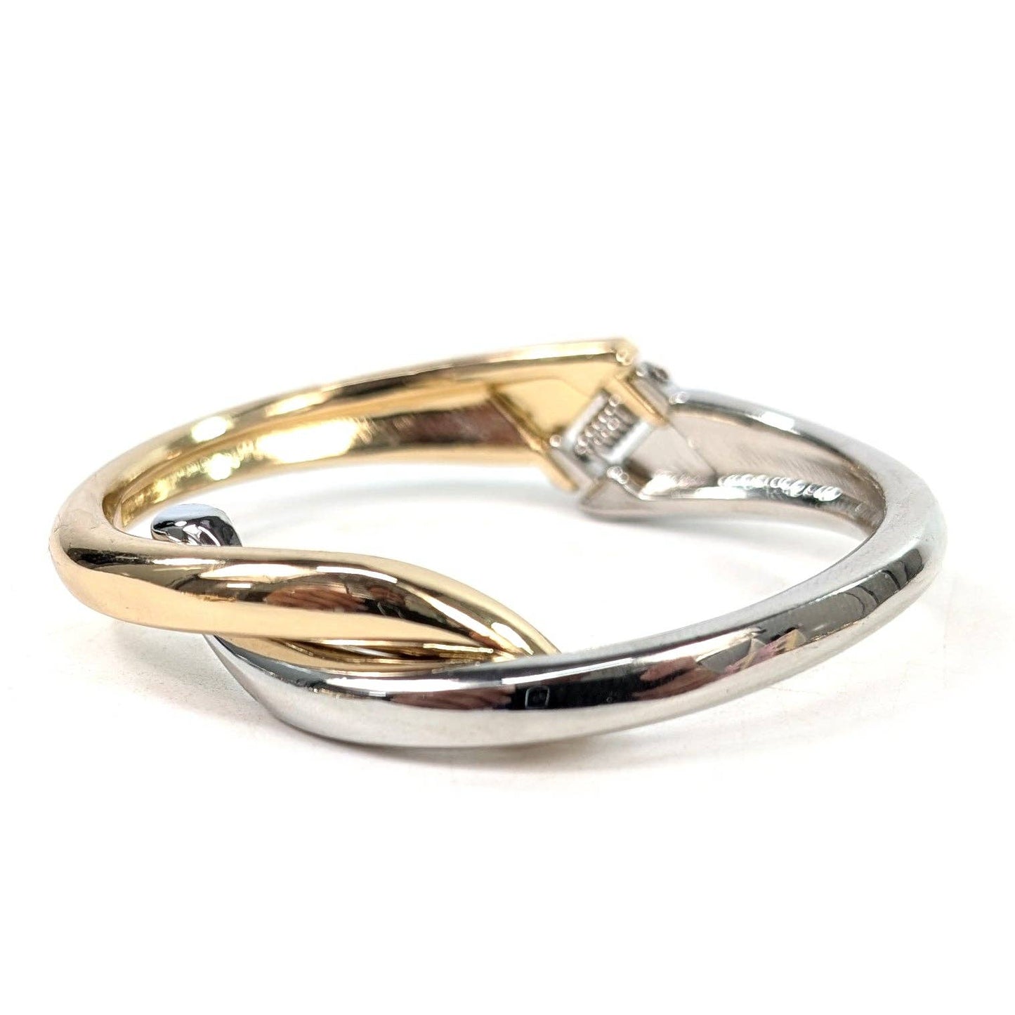 Crossover Bangle (in Gift Box) - Gold/Silver