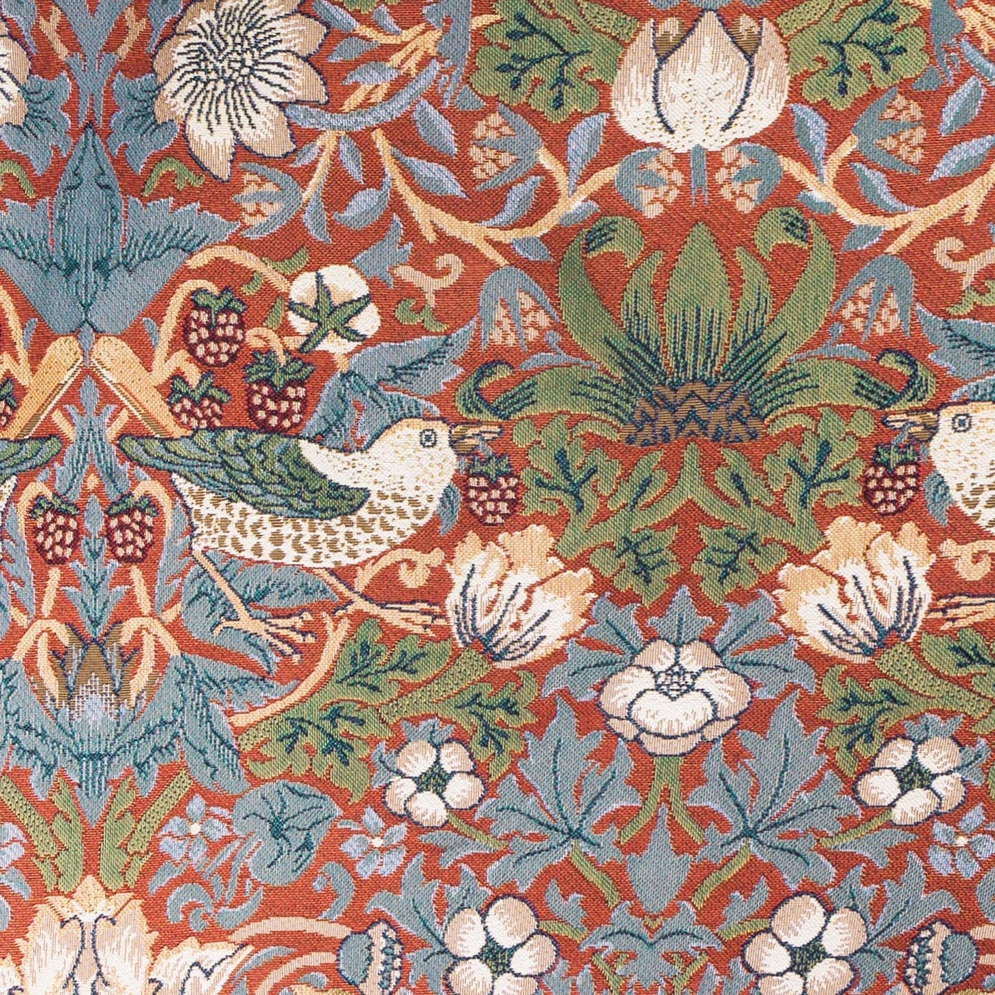 William Morris Strawberry Thief Red Design - Glasses purse