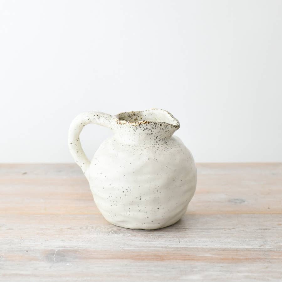 Beba Ceramic Jug | Natural Tone | 18.5cm