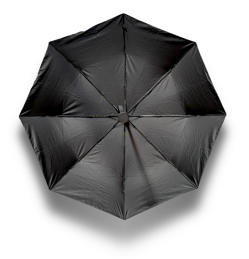 Auto Open & Close Compact Umbrella - Classic Black - L33cm Closed
