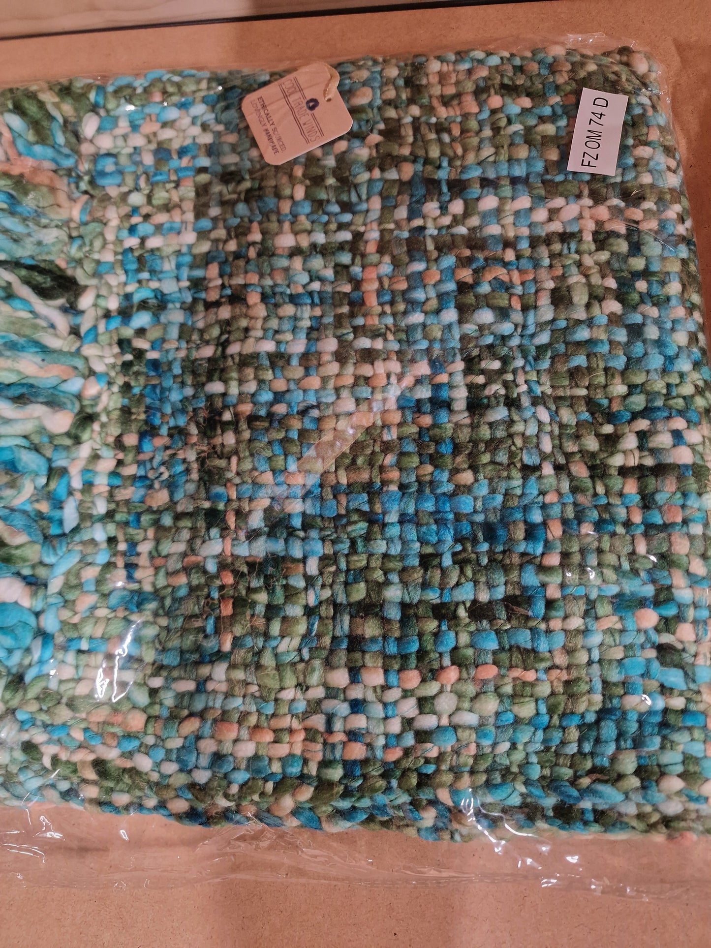 Chunky Tweed Scarf - Assorted colour choice- Hand-dyed and handwoven.