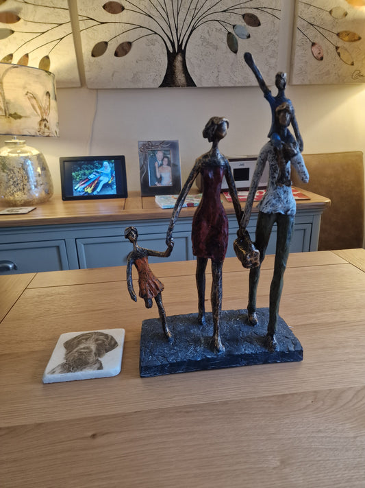 Picnic in the Park sculpture H 39cm