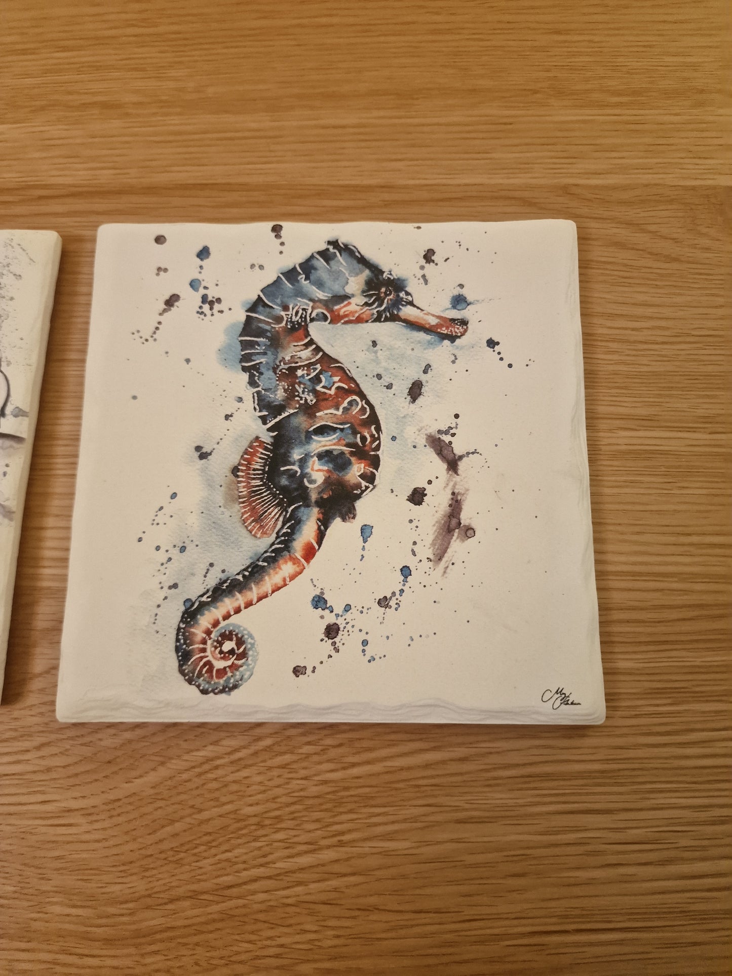 Meg Hawkins Seahorse Trivet Pot Rest, 16x16cm - A classic