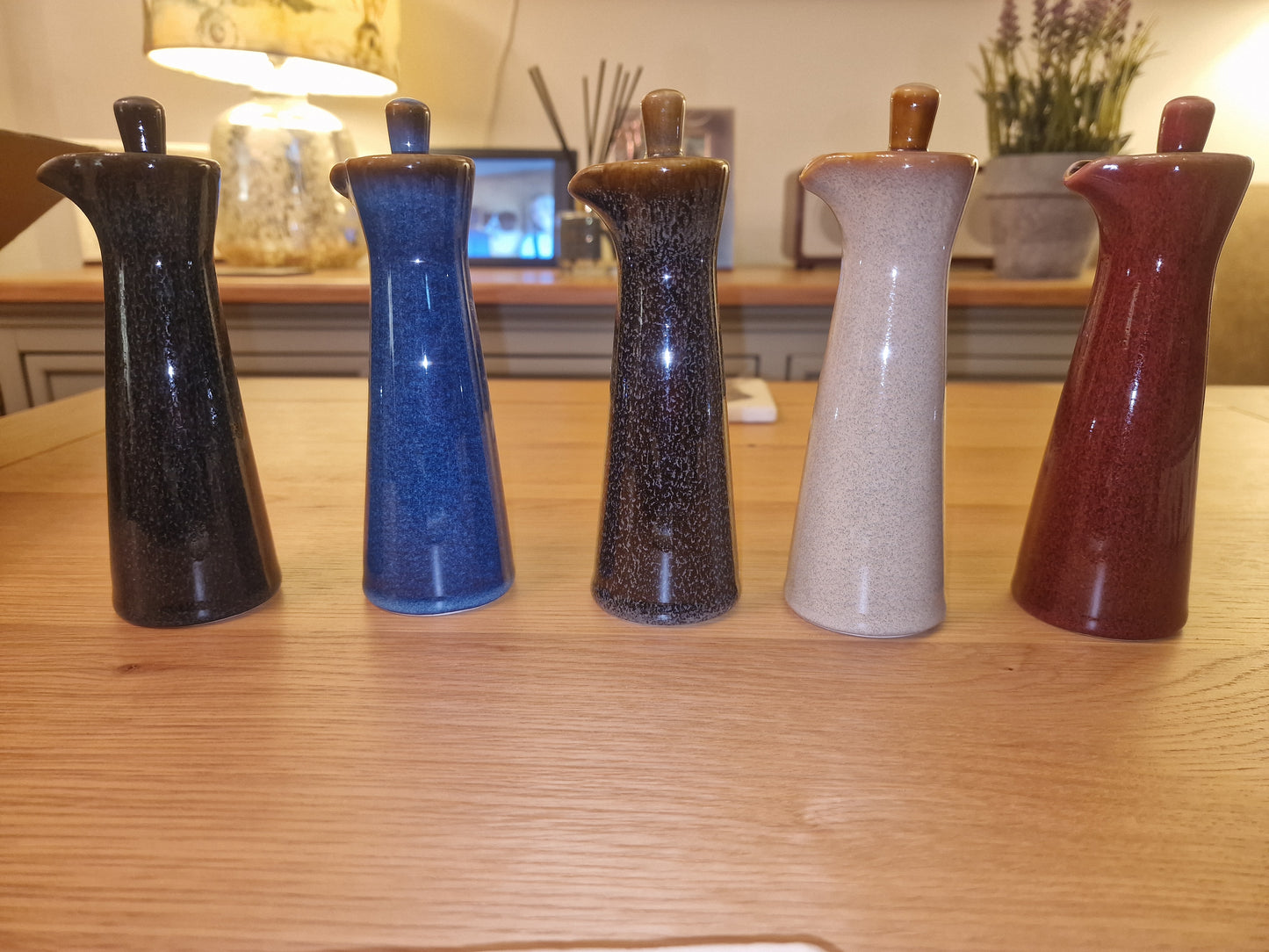 Japanese Kiln-Change Ceramic Condiment Bottle