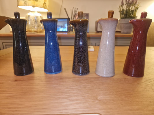 Japanese Kiln-Change Ceramic Condiment Bottle