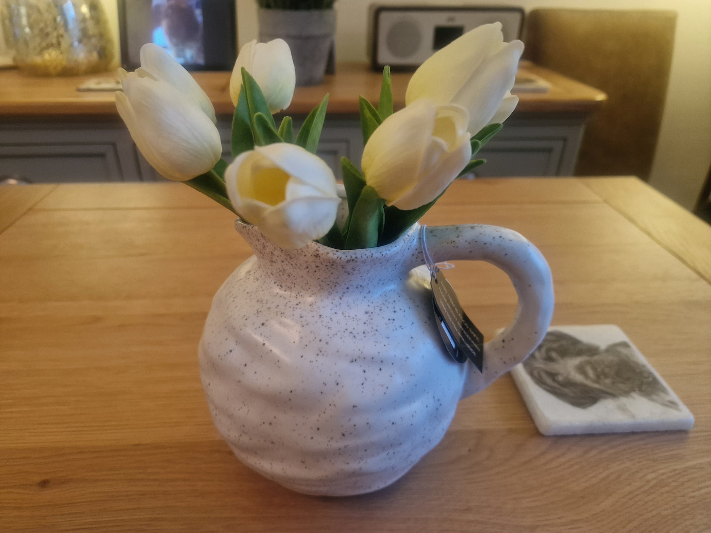 Beba Ceramic Jug | Natural Tone | 18.5cm