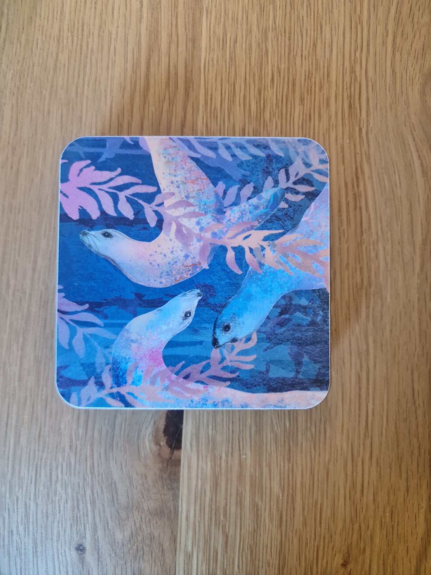 Seal Coasters (Sold in Pairs)-handmade in the UK- Very High quality