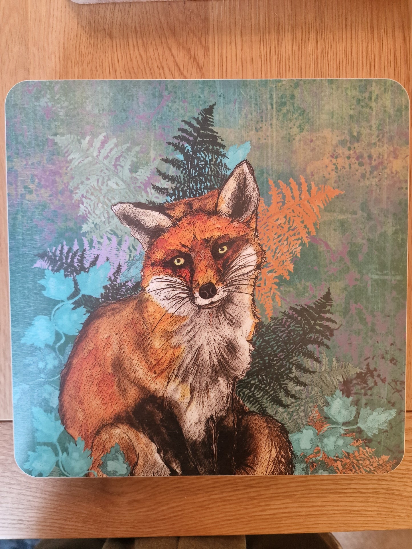 Fox Placemats (Sold in Pairs)-handmade in the UK- Very High quality