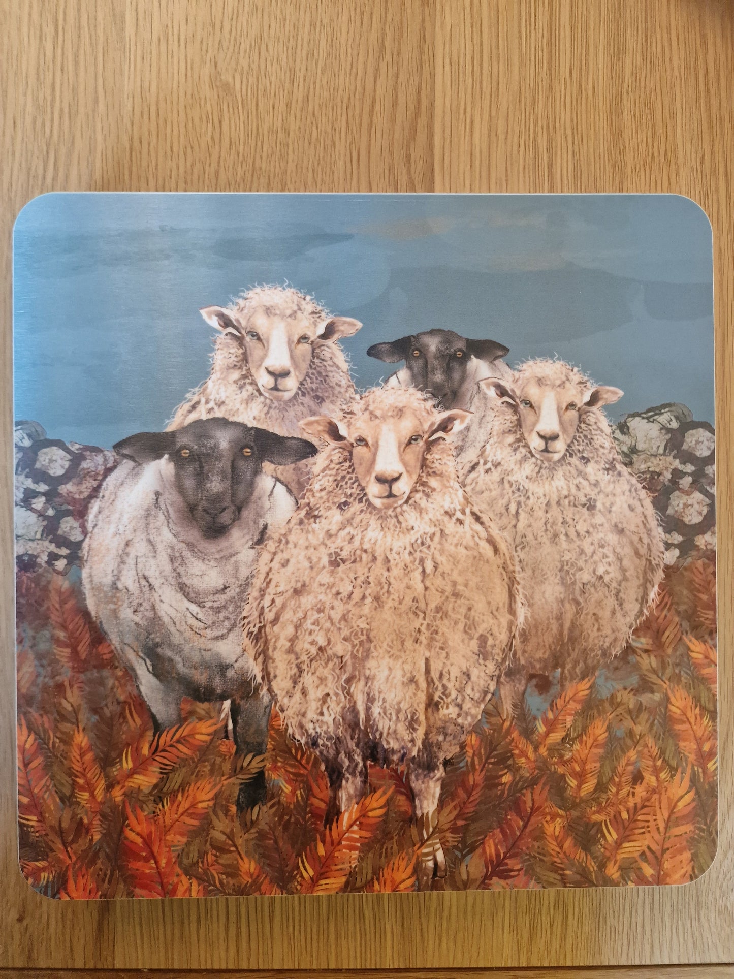 Sheep Placemats (Sold in Pairs)-handmade in the UK- Very High quality