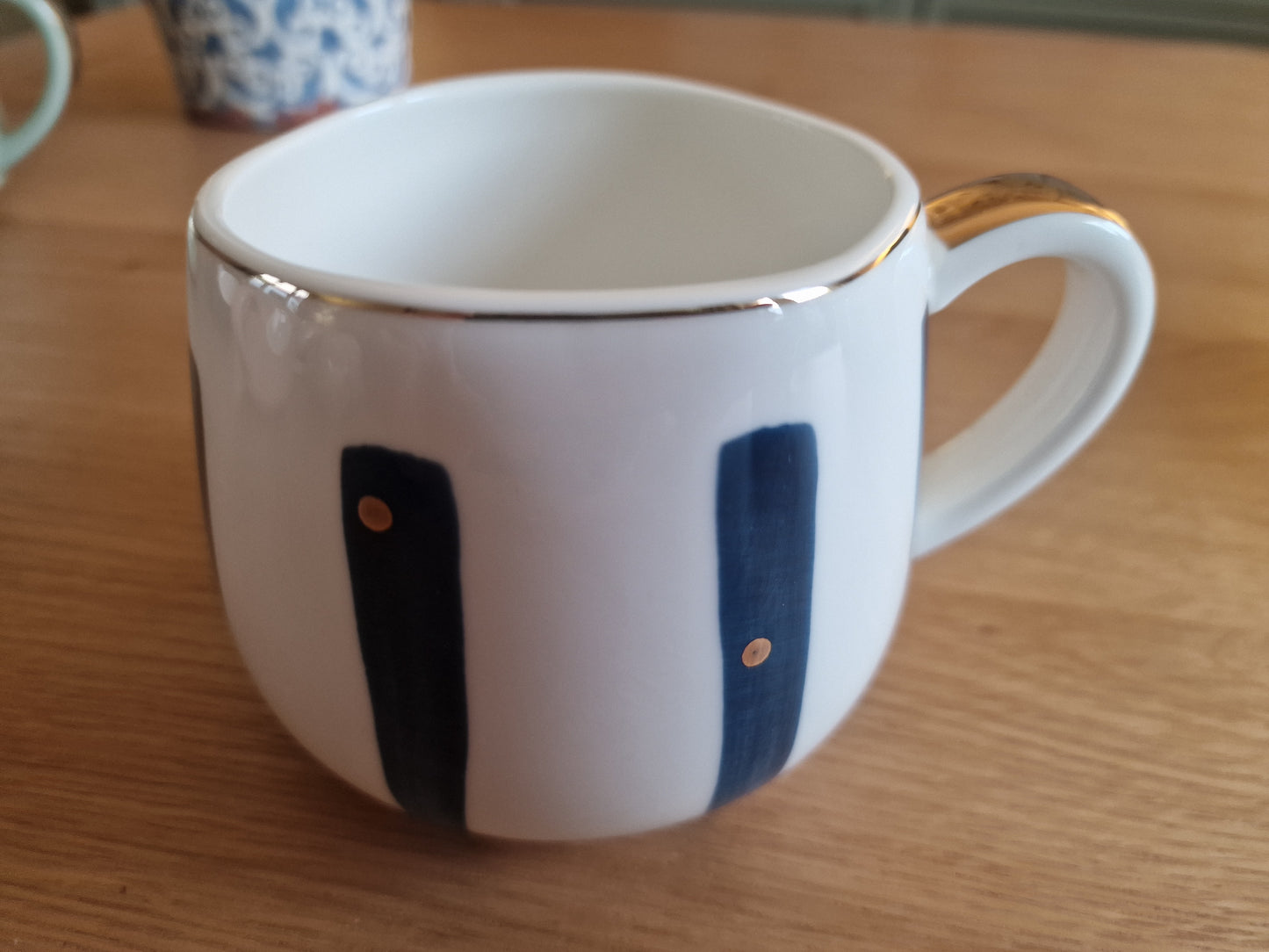 Nordic Ceramic Mug 370ml | Scandinavian Design Coffee Mug
