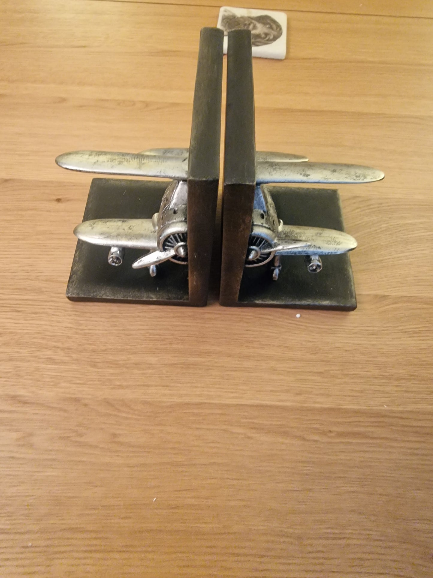 Biplane Bookends! 13cm x 14cm x 18cm