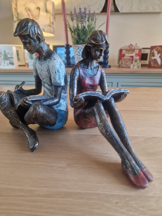 Bookends - Young Couple H 19cm