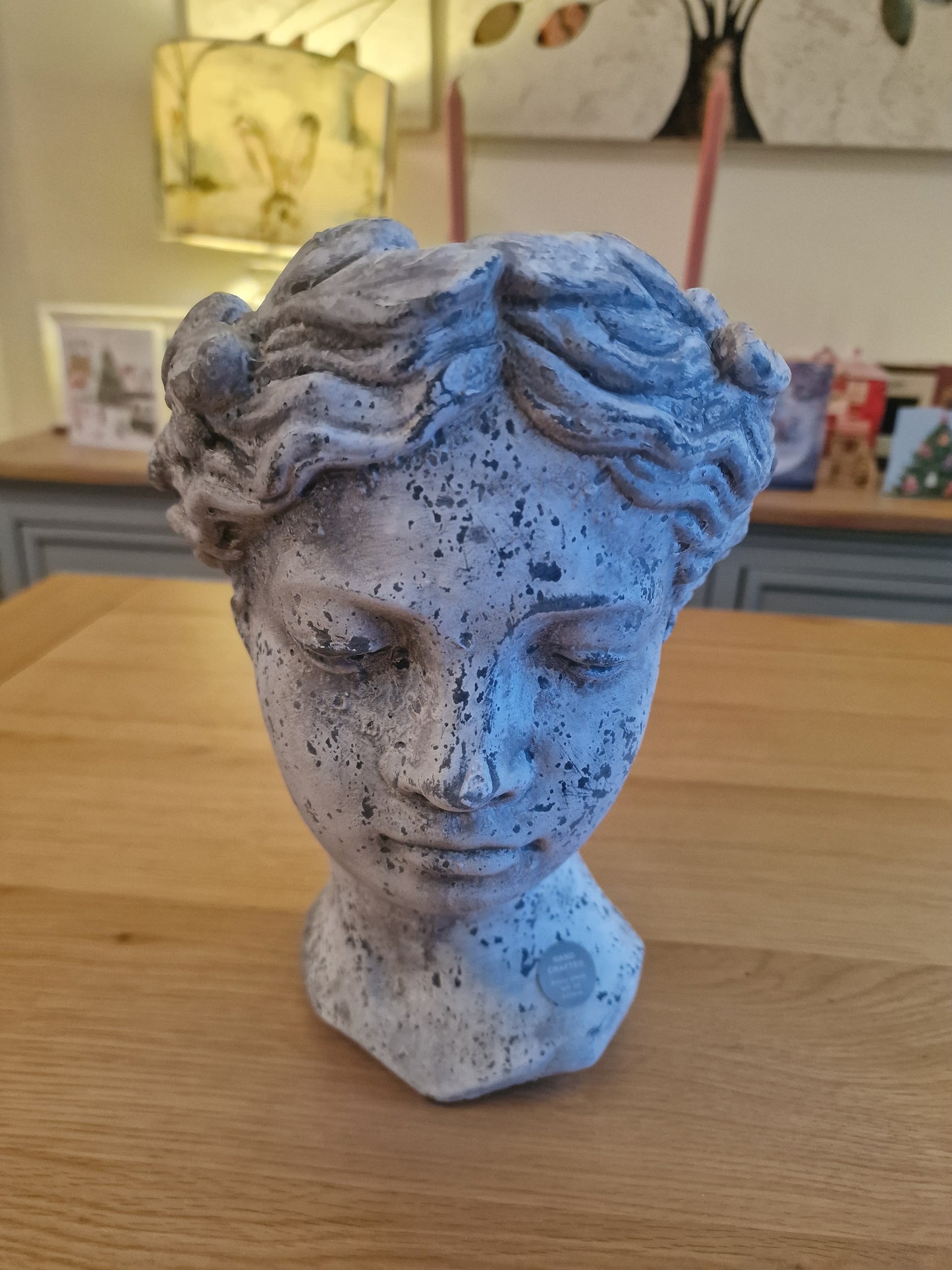 Large Female Planter - Stone Effect H26cm