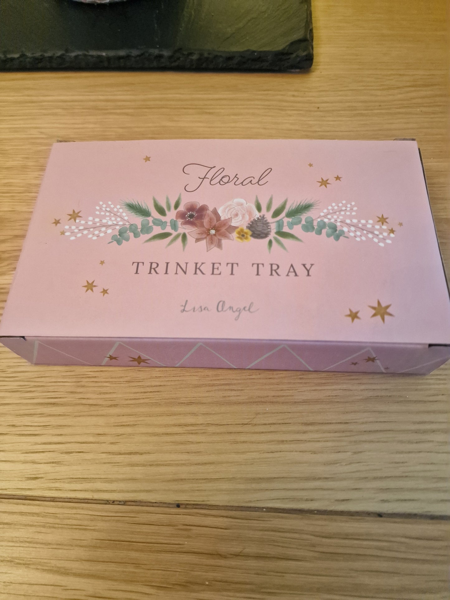 Floral Heart Ceramic Trinket Tray 15cm | Jewellery Storage Dish