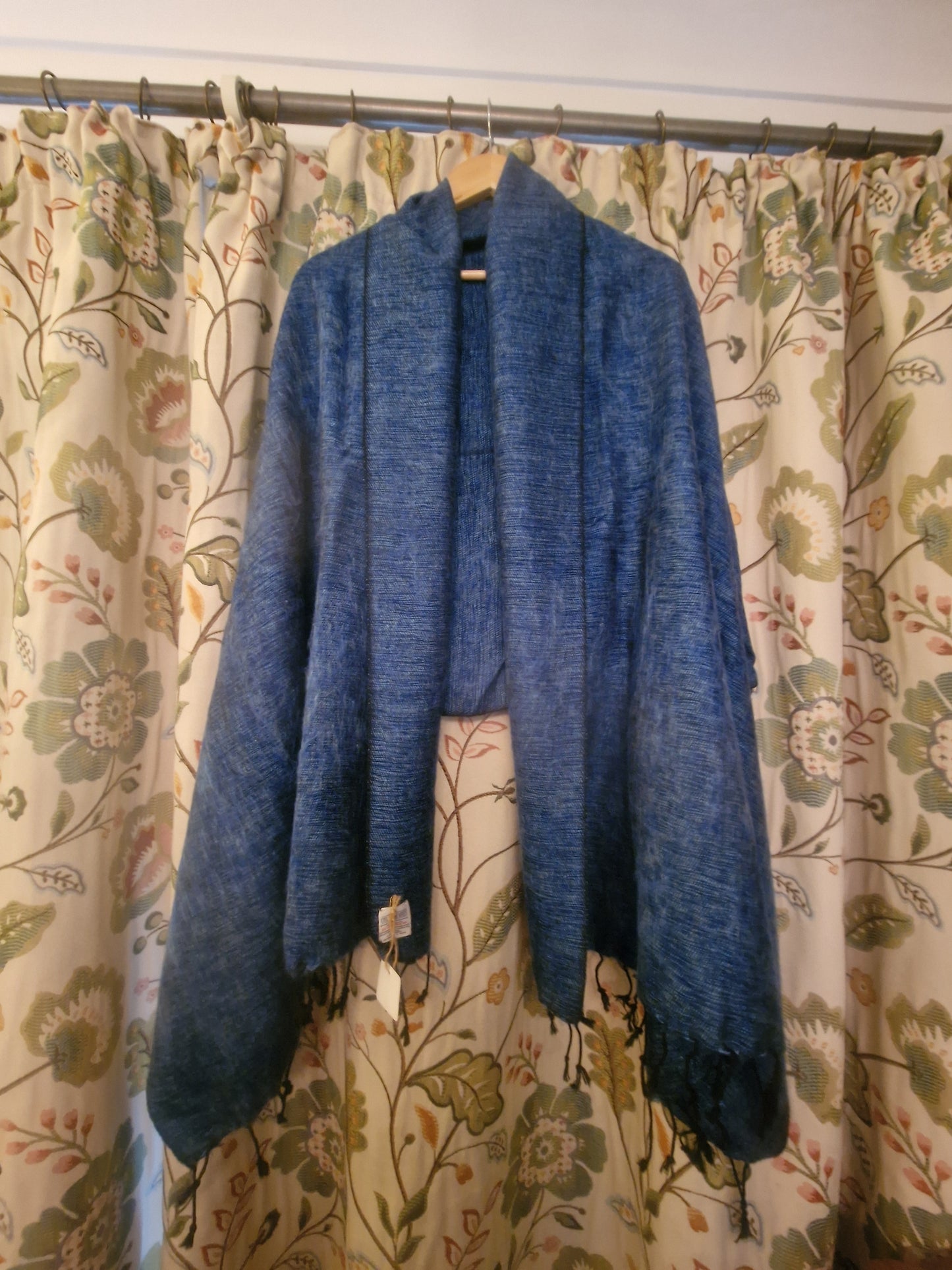 Nepali Shawls - Denim -Ethically produced in Nepal