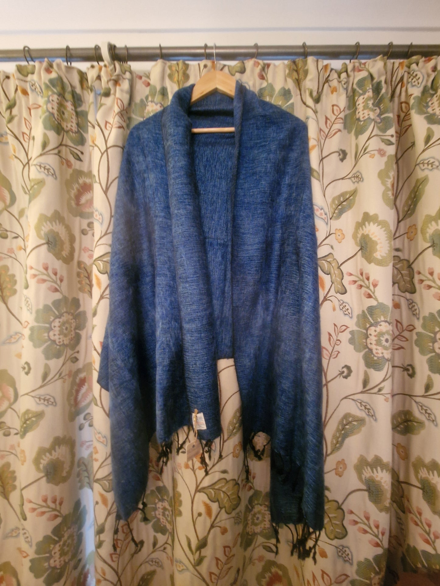 Nepali Shawls - Denim -Ethically produced in Nepal