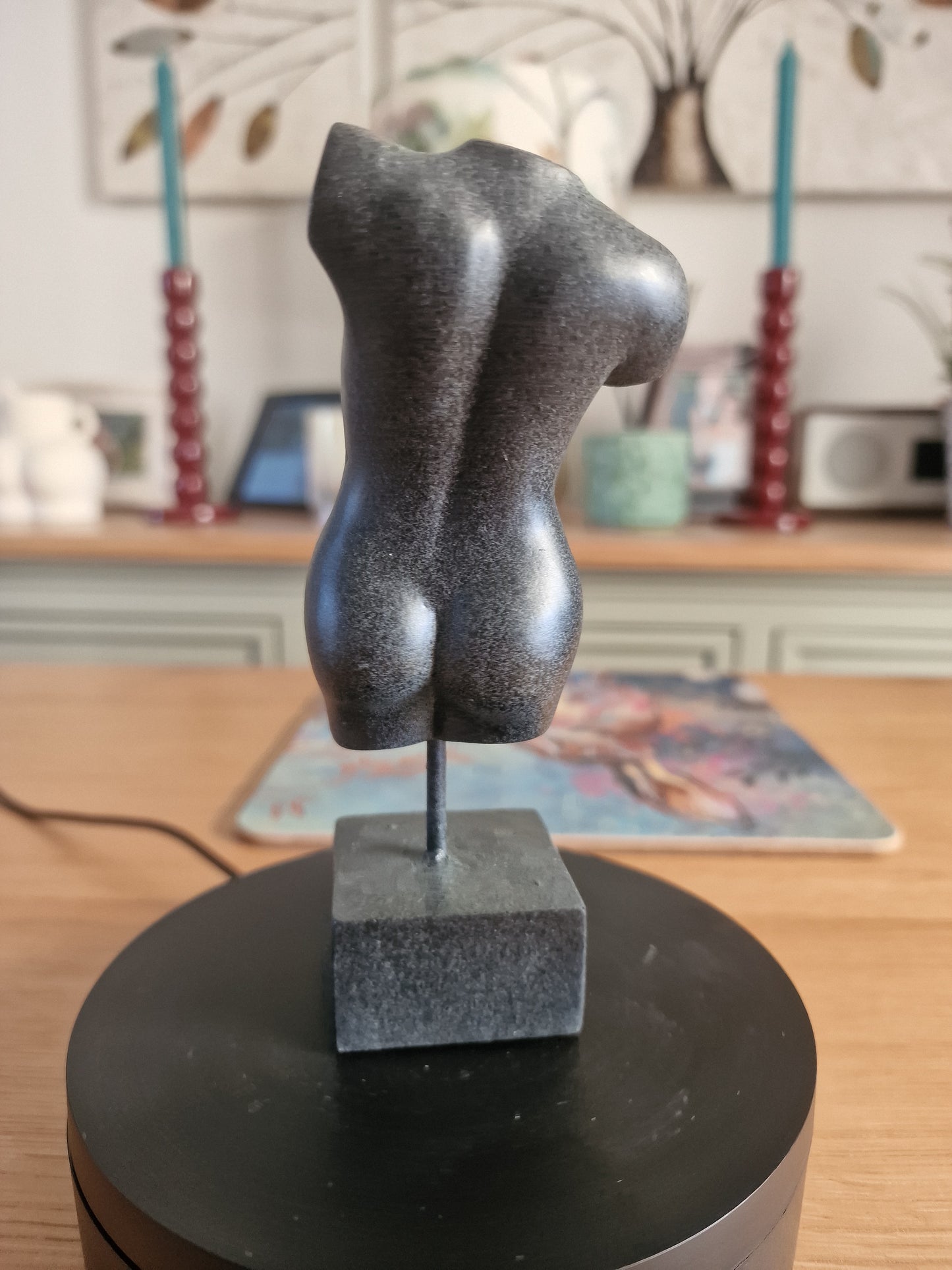 Queen of Sheba Bust - Charcoal