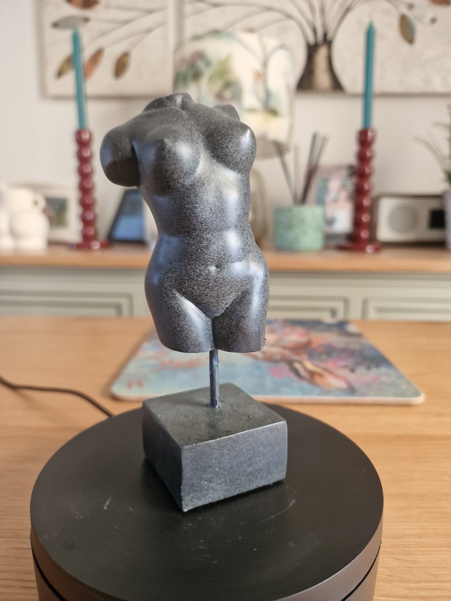 Queen of Sheba Bust - Charcoal