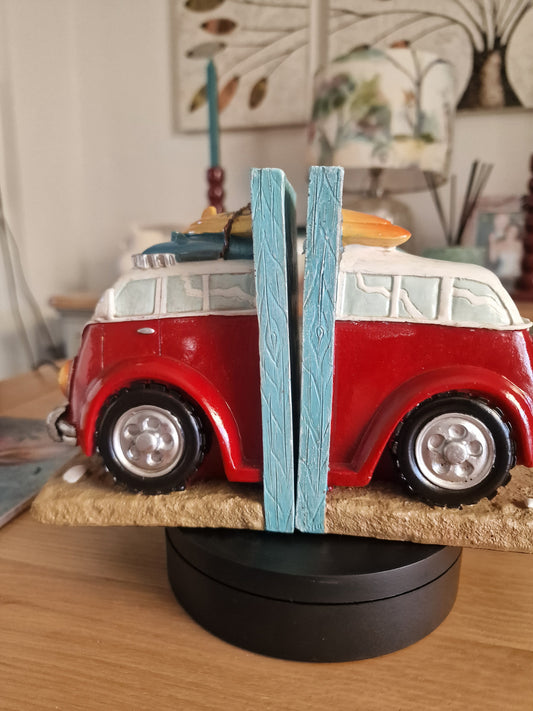 'Surfs Up' Campervan Bookends