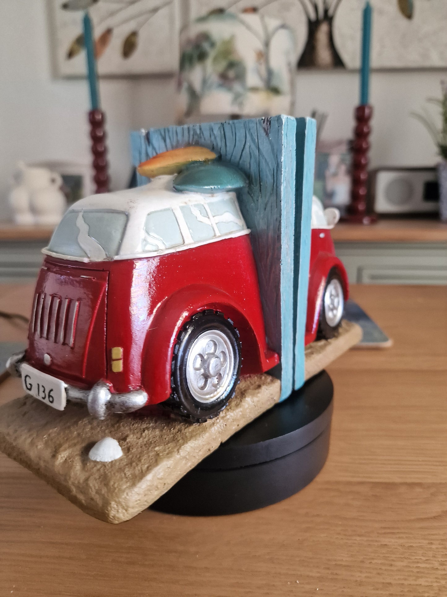 'Surfs Up' Campervan Bookends