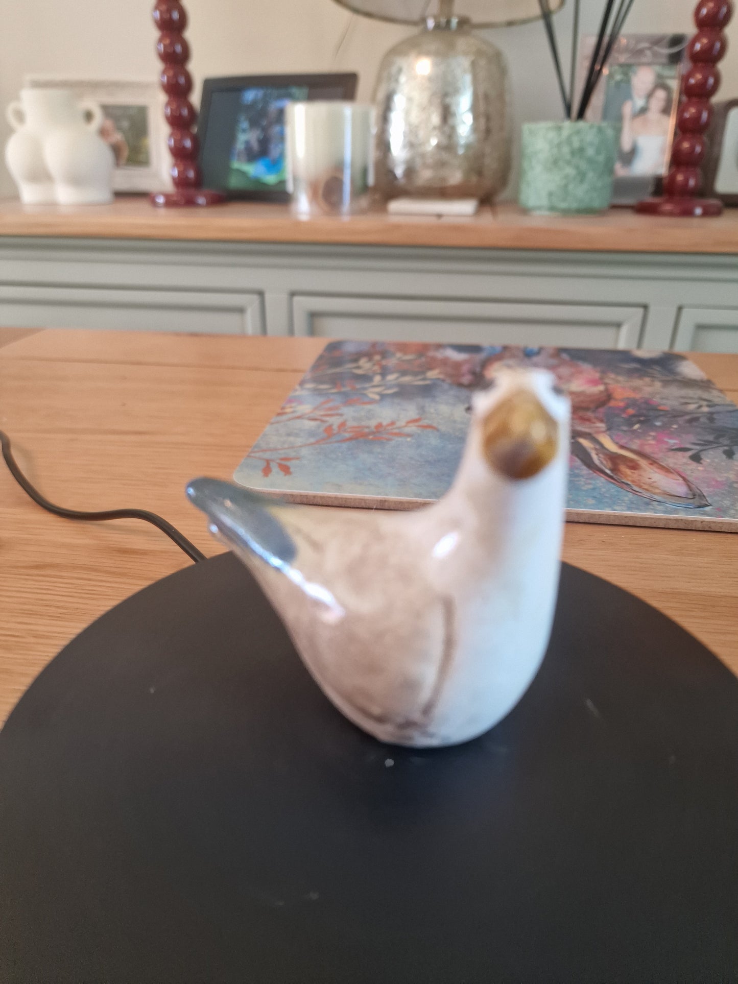Rustic Seagull Ornament, 7.5cm