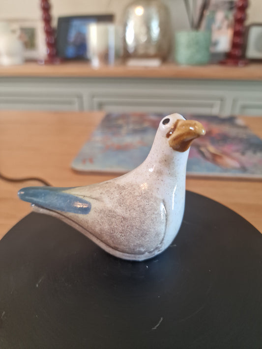 Rustic Seagull Ornament, 7.5cm