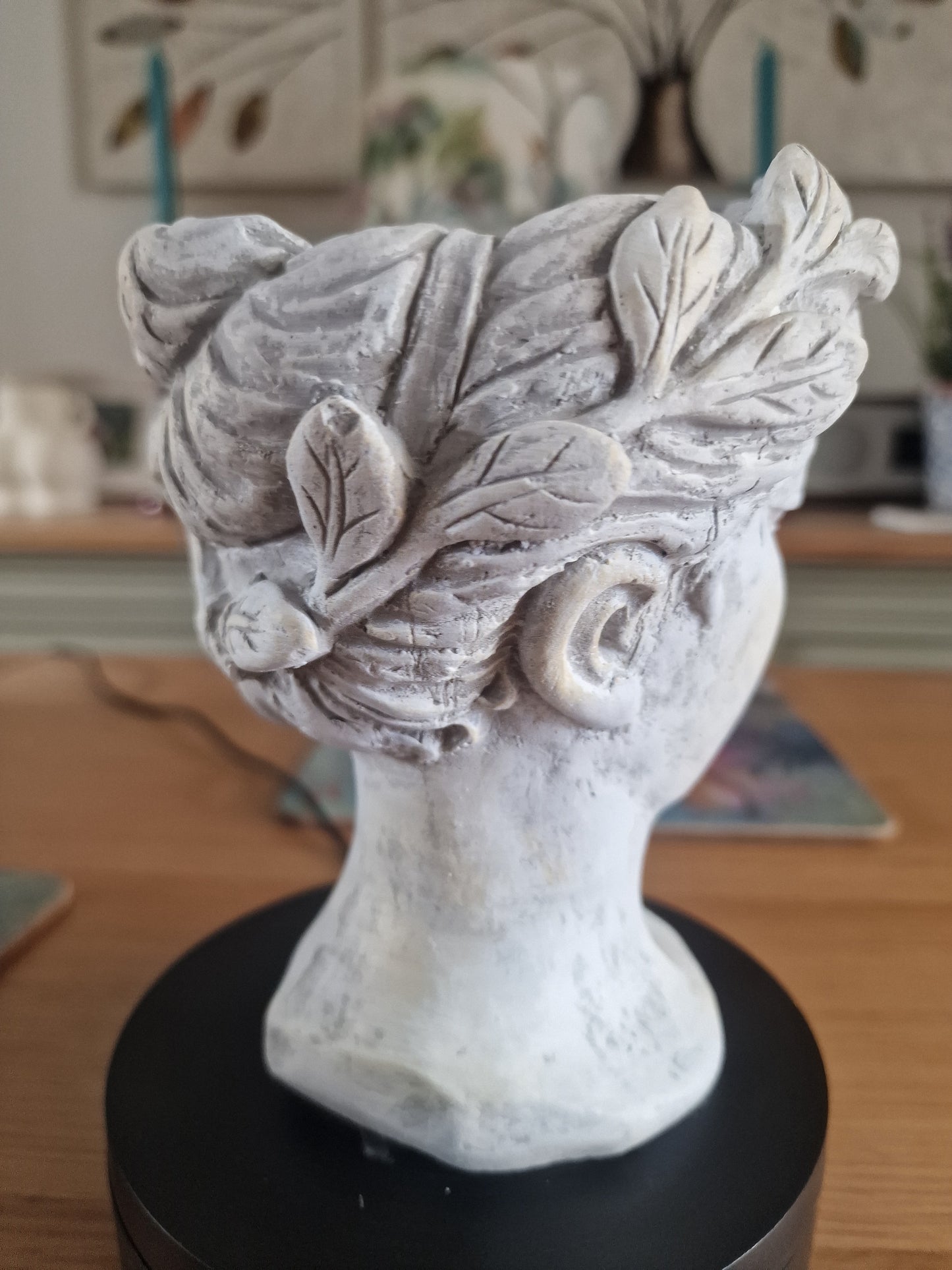 Cherub Head Planter Cement - Choose Your Size: Small 16cm or Large 25cm