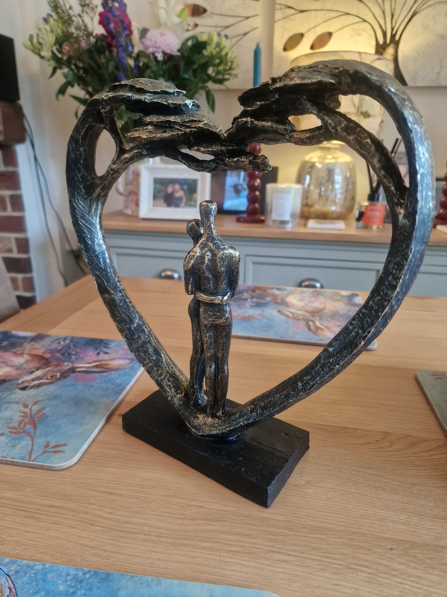 Standing Couple In Heart Tree