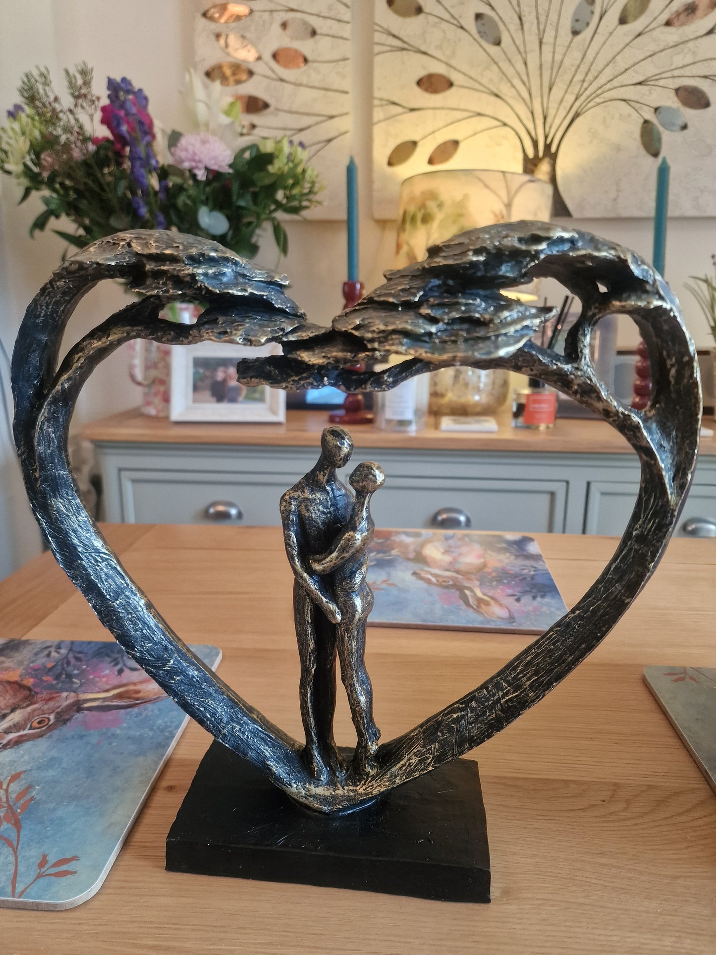Standing Couple In Heart Tree