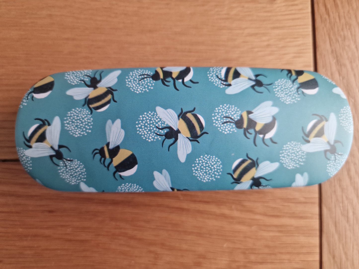 Garden Bee Design Glasses Case