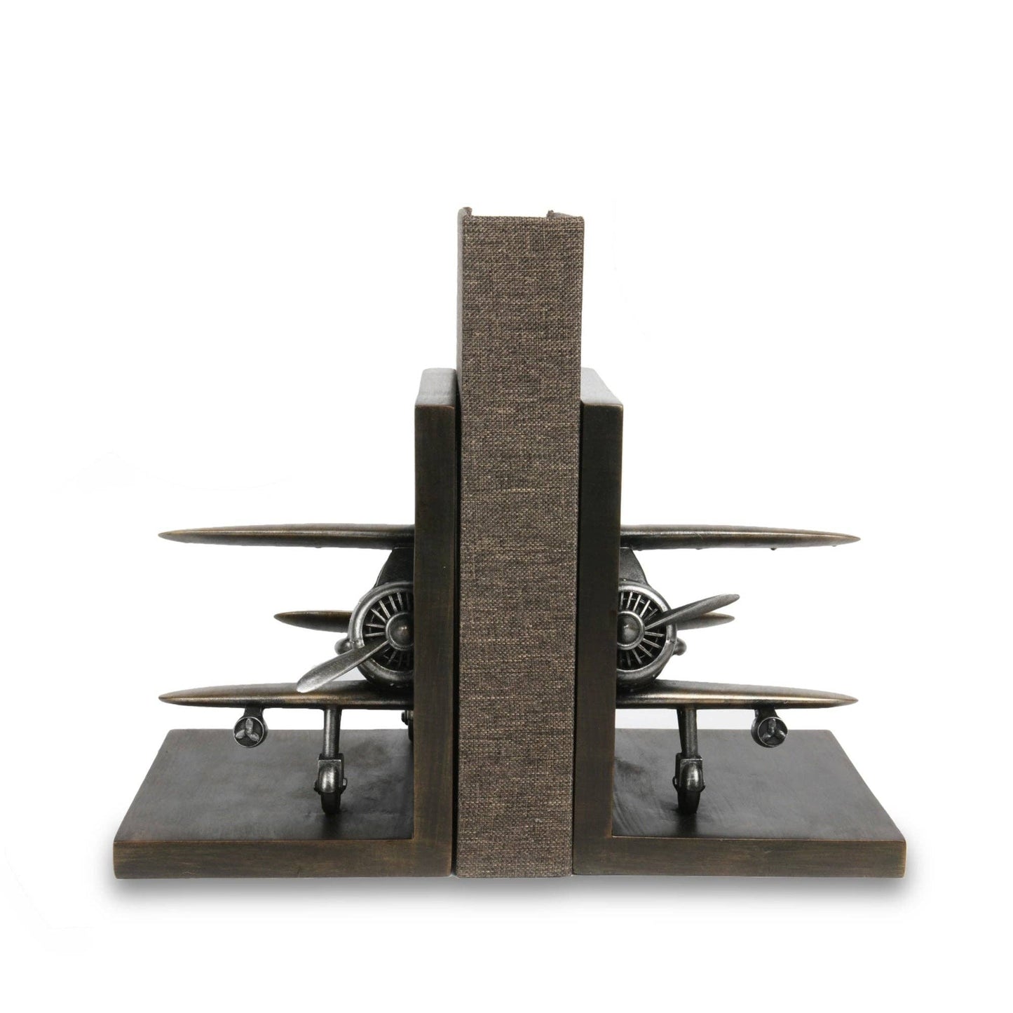Biplane Bookends! 13cm x 14cm x 18cm