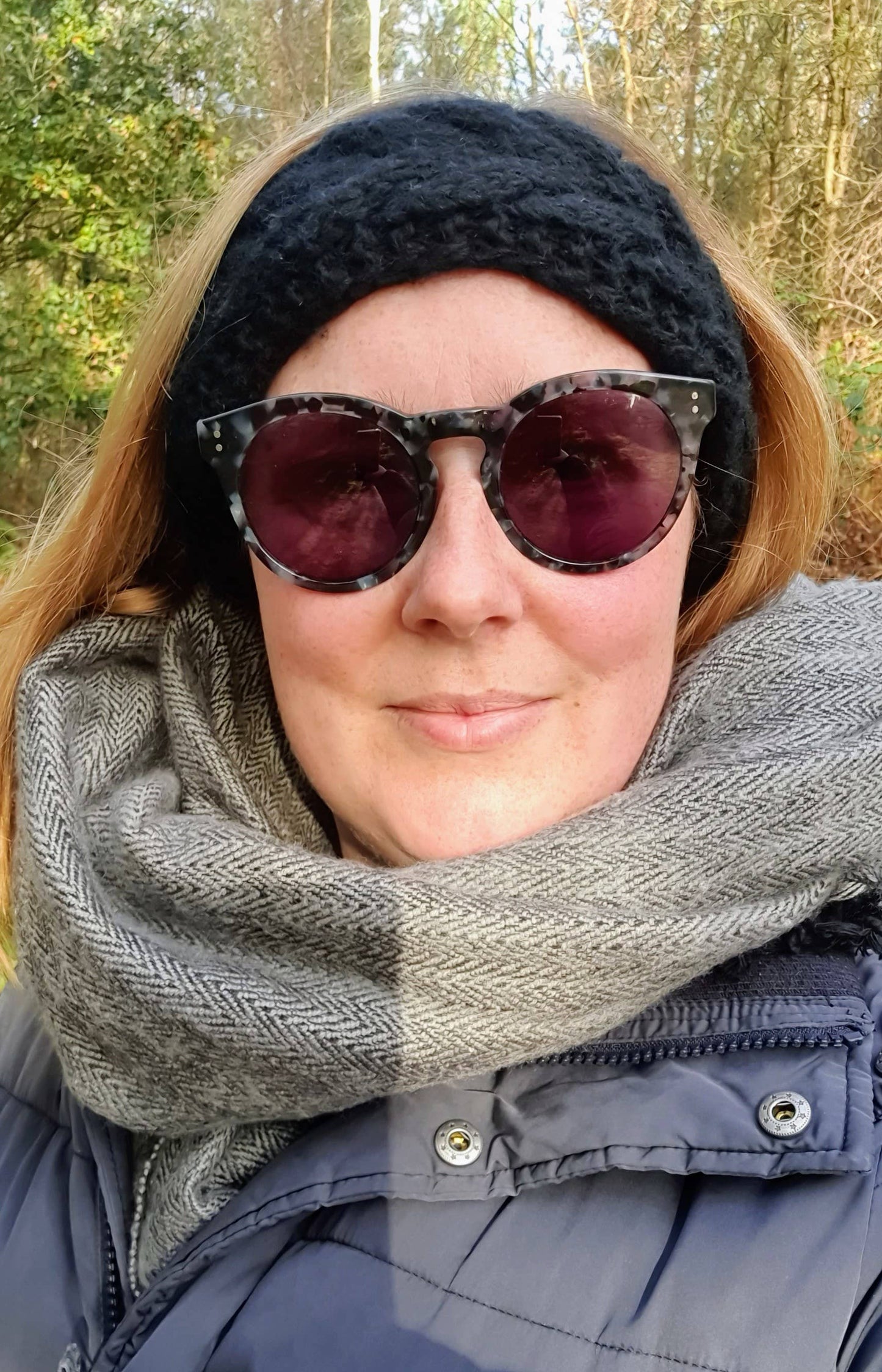 Luxurious Herringbone Weave Oversized Winter Scarf -Ethically sourced and Vegan