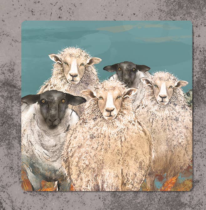 Sheep Placemats (Sold in Pairs)-handmade in the UK- Very High quality