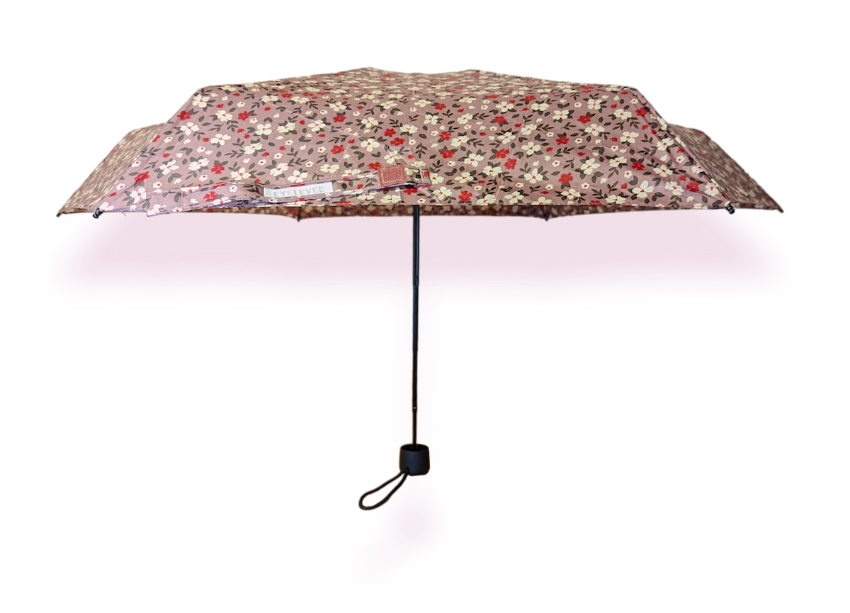 Super Mini Compact Umbrella - 5 Floral Patterns - L18cm Closed