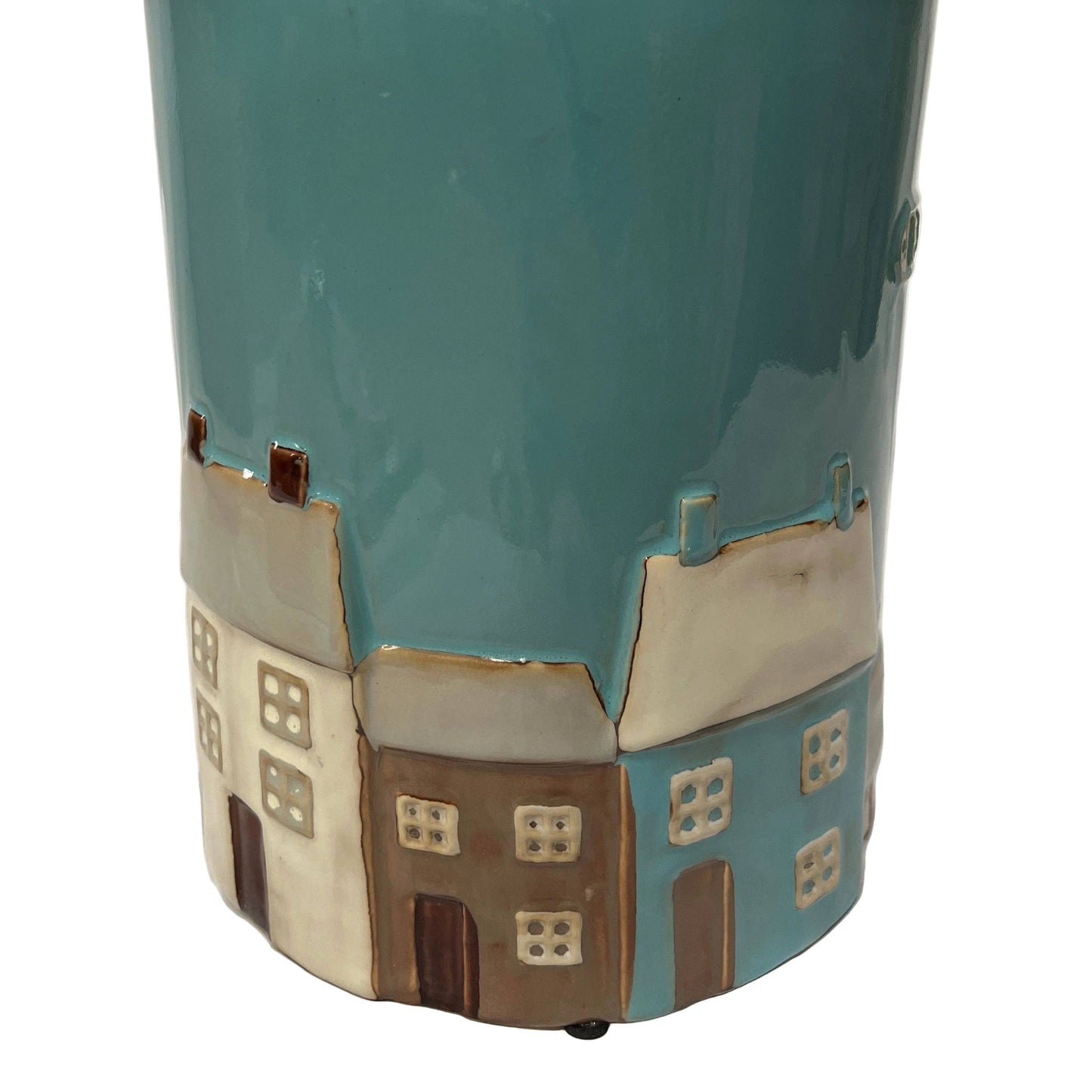 Home Comforts Ceramic Bread Bin & Lid | Teal Village Design H13"
