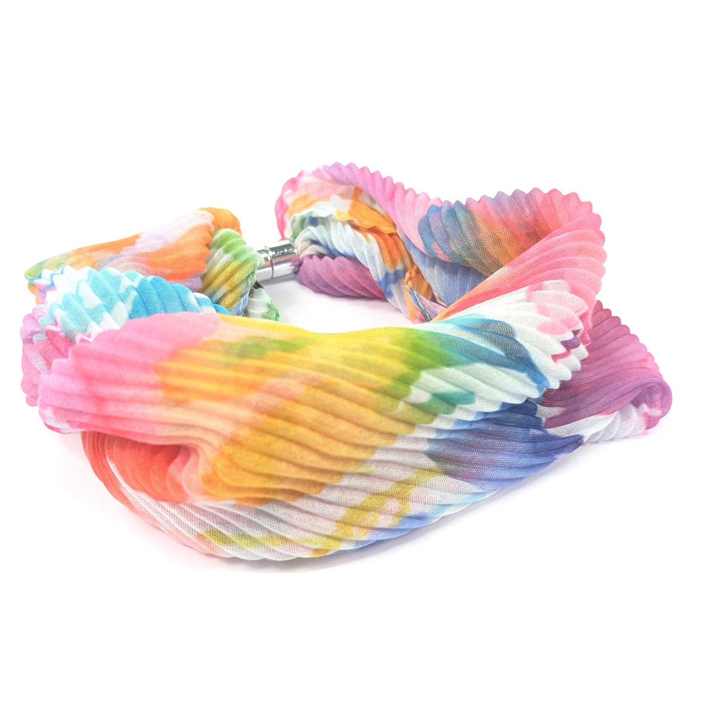 Watercolour Brights Neck Scarf | Magnetic Clasp Snood