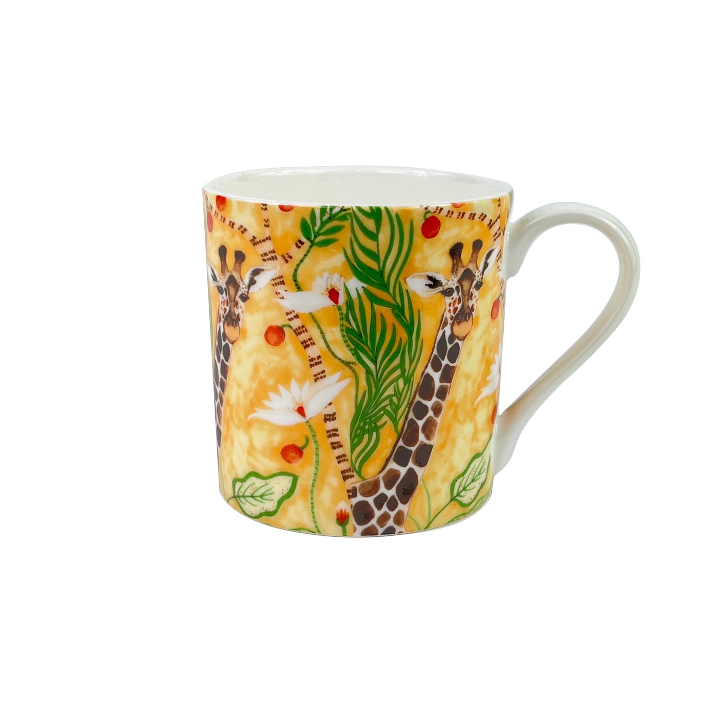 Giraffe Illustrated Bone China Mug with Gift Box