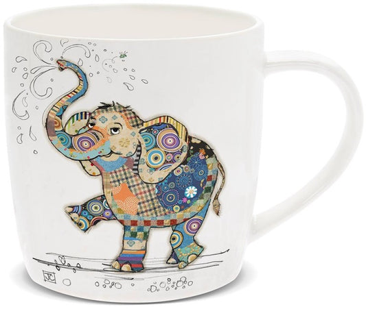 Bug Art Eddie Elephant Mug with presentation box